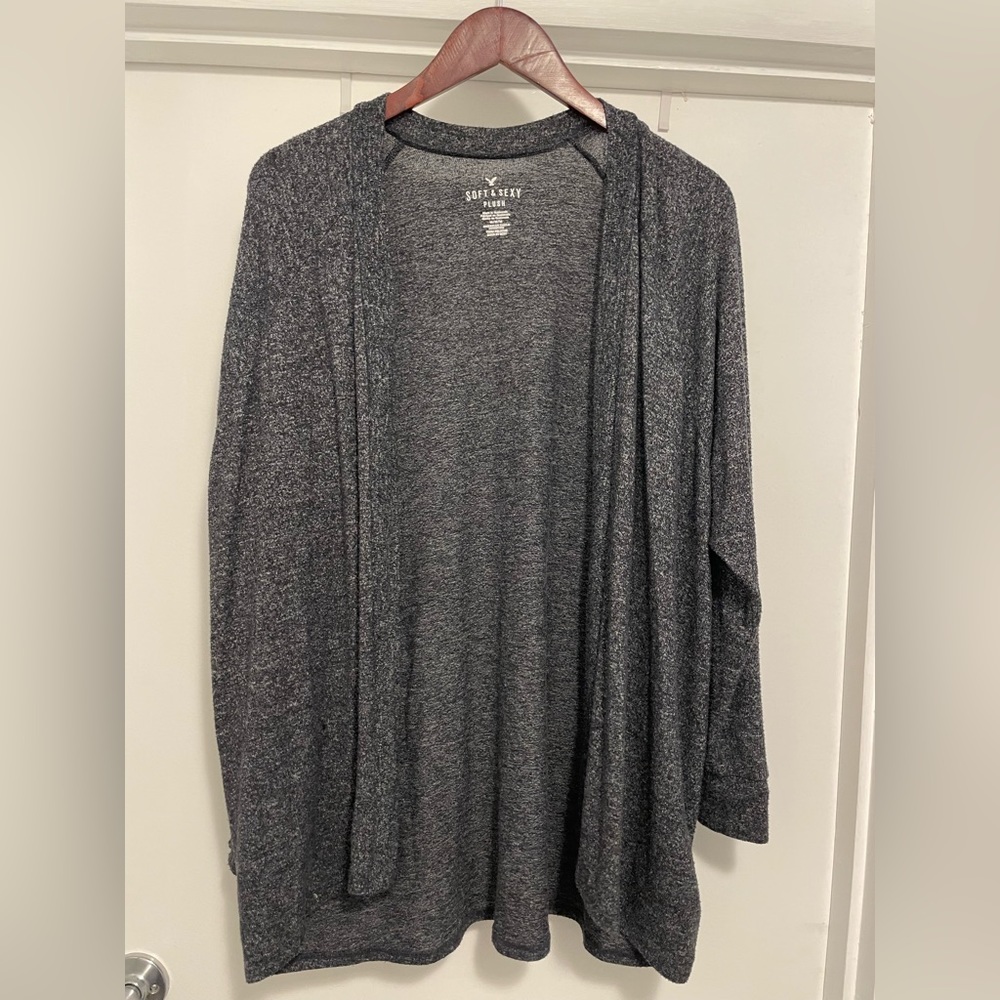 American Eagle Soft and Sexy Gray Cardigan